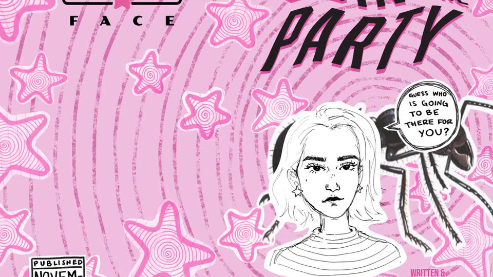 Girl Face Book Cover